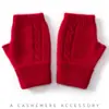 Guantes de cachemira, diseño unisex, cachemira pura, nueva colección otoño/invierno, tejido trenzado, cálidos, de medio dedo y sin dedos