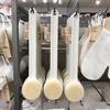 Escova de banho estilo japonês com pelos duros, artefato de escova de banho espessada estilo japonês, escova forte para descontaminação de banheiro