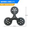 Roda de roda universal universal resistente volante direcional de 1,5 polegadas rodízio de carrinho de 2 polegadas com polia de freio