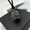 Colgante de moda personalizado para hombre y mujer, sapo de la fortuna, plata de ley s928, plata tailandesa vintage, Seiko, cadena popular para colgar