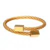 Comércio exterior fornecimento joia tendência retrô personalidade aço inoxidável enrolamento geométrico pulseira pulseira acessórios atacado homens