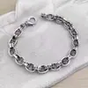 Nuevo y elegante pulsera de cruz para hombres a la moda, colección de pulseras vintage hechas a mano de alta gama europeas y americanas, directo del fabricante