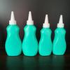 Frasco de cinzas de fundo de pote de boca pontiaguda de 150ml, frasco de líquido de limpeza de cola de tinta, agente de limpeza de manchas de óleo, líquido subembalado, frasco de cinzas de fundo de pote
