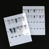 Portatarjetas con Cremallera Tarjeta de Muestra en Stock 3 # 5 # 8 # 0 # Accesorios de Cremallera Libro de Muestras Negro Universal