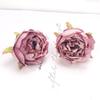 Núcleo de flor artificial estilo europeu peônia enrolada multicolor alta qualidade simulação rosa encaracolada planta de simulação decoração de casamento transfronteiriço
