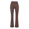 Ropa de Yoga Transfronteriza Pantalones Acampanados Alta Elasticidad Glúteo de Durazno Deporte Running Entrenamiento Ropa de Yoga Cintura Alta Adelgazantes Pantalones de Yoga
