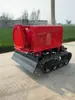 Cortacésped Controlado Remotamente, Desmalezadora Agrícola de Orugas para Huertos y Césped, Recortadora, Trituradora de Pasto Inalámbrica a Gasolina, Cortadora de Césped