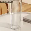 Tubo de Flores Duradero, Tubo Recto Hidropónico de Sauce Fragante, Jarrón de Flores de Plástico para Sala de Estar, Contenedor de Flores Simple, Flor de Bambú de la Suerte