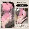 Roupa Íntima Sexy Cardigã Sexy para Seios Pequenos Saia Curta Uniforme de Enfermeira Desejo Puro Role Play Paixão Uniforme Tentação Conjunto de Pijama