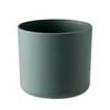 Vaso de flores pp estilo nórdico vaso de flores simples engrossado redondo plástico pequeno vaso de flores suculento doméstico vaso de rabanete verde vaso de flores