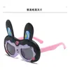 Nuevas gafas de sol para niños de dibujos animados de silicona polarizadas para exportación, gafas de sol lindas para niños con protección UV para mujeres