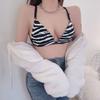 Comercio Exterior Nuevo Estilo Estampado Sexy Lazo Algodón Alta Elasticidad Sin Aros Sujetador Push-up Espalda Hermosa Hebilla Delantera Ropa Interior Sin Costuras