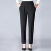 Pantalones de Mamá Estilo Primavera y Otoño Pantalones Sueltos Talla Grande Elásticos Cintura Alta Pantalones de Abuelita Rectos Elásticos Mujeres de Mediana Edad y Ancianas Versátiles