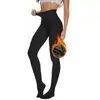 Leggings Translucidos Tk Nuevos Forrados de Lana con Puntada de una Sola Línea al Frente y Atrás, Leggings Translucidos Calientes de Invierno Transfronterizos