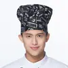Chapéu de Chef para Homens e Mulheres, Chapéu de Algodão, Chapéu de Cogumelo, Restaurante, Hotel, Cantina Escolar, Chapéu de Chef de Cozinha, Chapéu de Trabalho, Alto