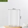 Venta Directa de Fábrica de Floreros de Plástico Imitación Vidrio de Alta Transparencia, Cubos para Flores Ecológicos, Contenedores Hidropónicos Espesados para Plantas y Botellas
