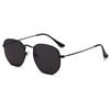 Nuevas gafas de sol europeas y americanas para mujer, con montura geométrica cuadrada de metal, gafas de moda de metal, gafas de sol clásicas transfronterizas, gafas de sol de moda para hombre.
