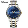 Relógio Masculino Chenxi, Relógio Masculino Elegante para Negócios com Calendário, Pulseira de Aço Luminosa, Relógio a Quartzo, Atacado Direto do Fabricante, Decorativo