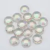 Venda Quente Transfronteiriça Acessórios para Joias DIY Ninho de Pássaro 18mm Oblongo Colorido Pingente de Vidro Brincos Colar Pulseira Acessórios
