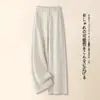 Pantalones Casuales de Pierna Ancha para Mujer 2026 Nueva Moda Otoño Cintura Alta Sueltos Tacto Premium Pantalones de Traje Pantalones de Pierna Recta