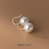 Pendientes de Gancho para Oreja con Cuentas de Plata de Ley S925 Nalan Diseño de Estilo Retro Joyería Elegante para Orejas de Mujer M03804