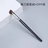 Pincel Biselado para Contorno, Pincel para Sombras, Pincel para Rubor, Pincel para Sombras de Nariz, Pincel de Maquillaje con Pelo de Fibra, Suave