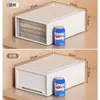 Caixa de armazenamento de plástico tipo gaveta de instalação gratuita, caixa de armazenamento de guarda-roupa doméstico, caixa de armazenamento de roupas combinadas multicamadas, atacado