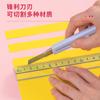 Cúter de arte Deli 2038 tamaño pequeño Mini Portátil cuchillo express de corte dividido dispositivo para desempaquetar paquetes color caricatura cuchillo para cortar papel