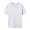 Camiseta de manga curta 100% algodão puro para homens, unissex, corte solto casual, camiseta lisa lisa de cor sólida 210g, camiseta de propaganda