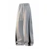 Pantalones Casuales de Punto Patchwork Bloque de Color Holgados para Hombre ACU Marca Americana de Moda Otoño/Invierno 2026 Nuevas Llegadas Pantalones Caídos