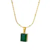 Moda Transfronteiriça Elegante Colar Feminino Versátil Luxo Leve Estrela de Cinco Pontas Zircônia Pérola Corrente da Clavícula Titânio Banhado a Ouro 18K