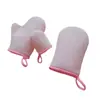 Guantes Negros Afelpados para Cuidado SPA Aplicar Guantes para Loción Corporal, Aceite, Crema Guantes Impermeables a Prueba de Humedad Guantes Corporales
