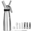 Venta al por mayor del fabricante 500ml Pistola de crema para uso doméstico totalmente de aluminio Espumador de crema fresca Pistola para decorar pasteles Botella sifón