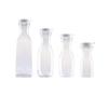 Garrafa de Plástico PET Transparente Garrafa Vazia Garrafa de Bebida Restaurante Leite Suco de Frutas e Vegetais Garrafa de Chá com Leite com Tampa Sub-Garrafa