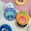 Emblemas bordados personalizados, broches de lata, etiquetas redondas tecidas, mercadorias com tema de estrelas e patches bordados personalizados
