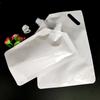 Bolsa com Bico Descartável Branco Leitoso do Fabricante para Bebidas, Sucos, Leite, Bolsa Auto-Sustentável Auto-Selante, Saco de Embalagem para Detergente de Roupa, Selado