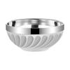 304 Tigela de camada dupla Lily Bowl Resistente a quedas Crianças Adulto Platinum Bowl Hotel Cantina Doméstica Isolada Platinum Bowl