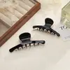 Presilha de acetato elegante estilo francês preguiçoso para cabelo meio preso de executivo alta qualidade dupla face para parte de trás da cabeça pinça tubarão atacado
