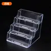 Caixa de Cartões de Visita em Acrílico, Porta-Cartões de Visita Transparente, Caixa de Cartões para Exposição, Caixa de Cartões de Lugar, Suporte de Mesa em Acrílico com Múltiplos Níveis, Feito Sob Medida