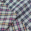 Tela de Camisa de Algodón, Nueva Tela de Primavera y Verano, Jacquard a Cuadros Teñido en Hilo Serie Verde, Tela de Popelina Mercerizada de Alta Calidad