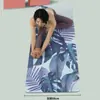 Alfombrilla de yoga de gamuza de 1.5 mm transfronteriza yogamat impresión de goma plegable portátil antideslizante manta de yoga impresión
