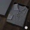 Suéter Base Masculino 100% Caxemira com Gola Polo Tricotado Cor Sólida Quente Outono/Inverno 2026