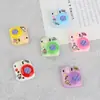 Cámara de Macarrón de Dibujos Animados Pegamento de Crema Imán para Refrigerador DIY Llavero Colgante Resina Adornos Pequeños de Escritorio