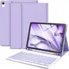 Funda protectora para tableta iPad Air11 M432 con teclado Bluetooth desmontable, funda de cuero magnética Air45 de 10.9 pulgadas