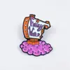 Broche de Metal de Personagem de Desenho Animado Criativo, Insígnia Periférica de Varinha Mágica Bidimensional Personalizada, Acessórios, Alfinete de Acessórios para Roupas