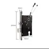 Cilindro de cerradura de puerta de hotel Cilindro de cerradura de puerta de apartamento Cilindro de cerradura No. 2 corto largo No. 1 cuerpo de cerradura de deslizamiento de tarjeta corto largo