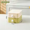 Caja de Almacenamiento de Escritorio BNBS de Colores Macaron, Apilable y Combinable Libremente, Tipo Cajón, Caja de Papelería para Estudiantes
