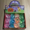 Popular Juguete Blandito Divertido de Cabeza de Calabaza con Polvo Brillante para Alivio del Estrés, Regalo de Decoración de Halloween