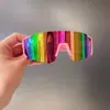 Gafas de Sol Deportivas para Niños, Gafas de Esquí de Montura Grande, Gafas de Ciclismo a Prueba de Viento, Gafas Atractivas con Protección UV para Niños