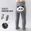 Leggings de Bebé para Ropa Exterior, Medias Gruesas para Niñas con Forro Polar, Calcetines para Niños Pequeños, Pantalones de Nueve Puntos de Dibujos Animados para Invierno